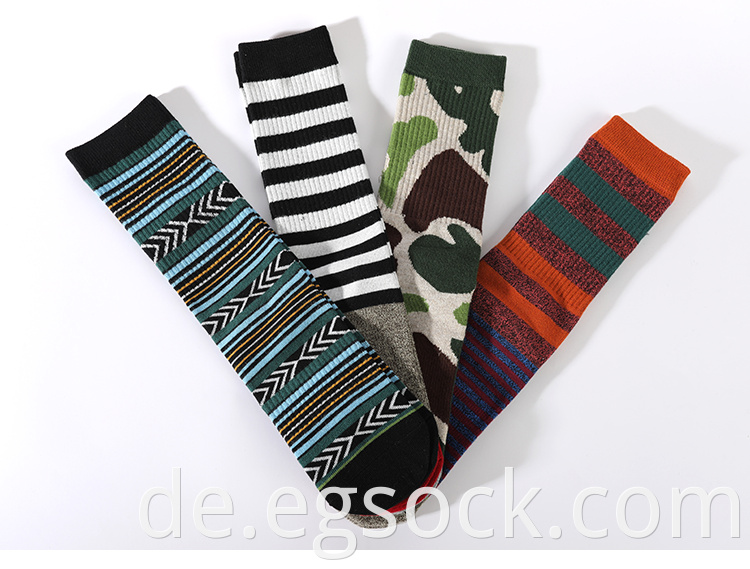 Striped Mid Compression Sport Socks